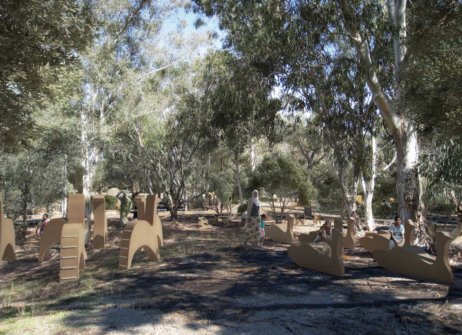 Muftah Abudajaja Libya Tripoli Design Al Gowea Landscape Park 14
