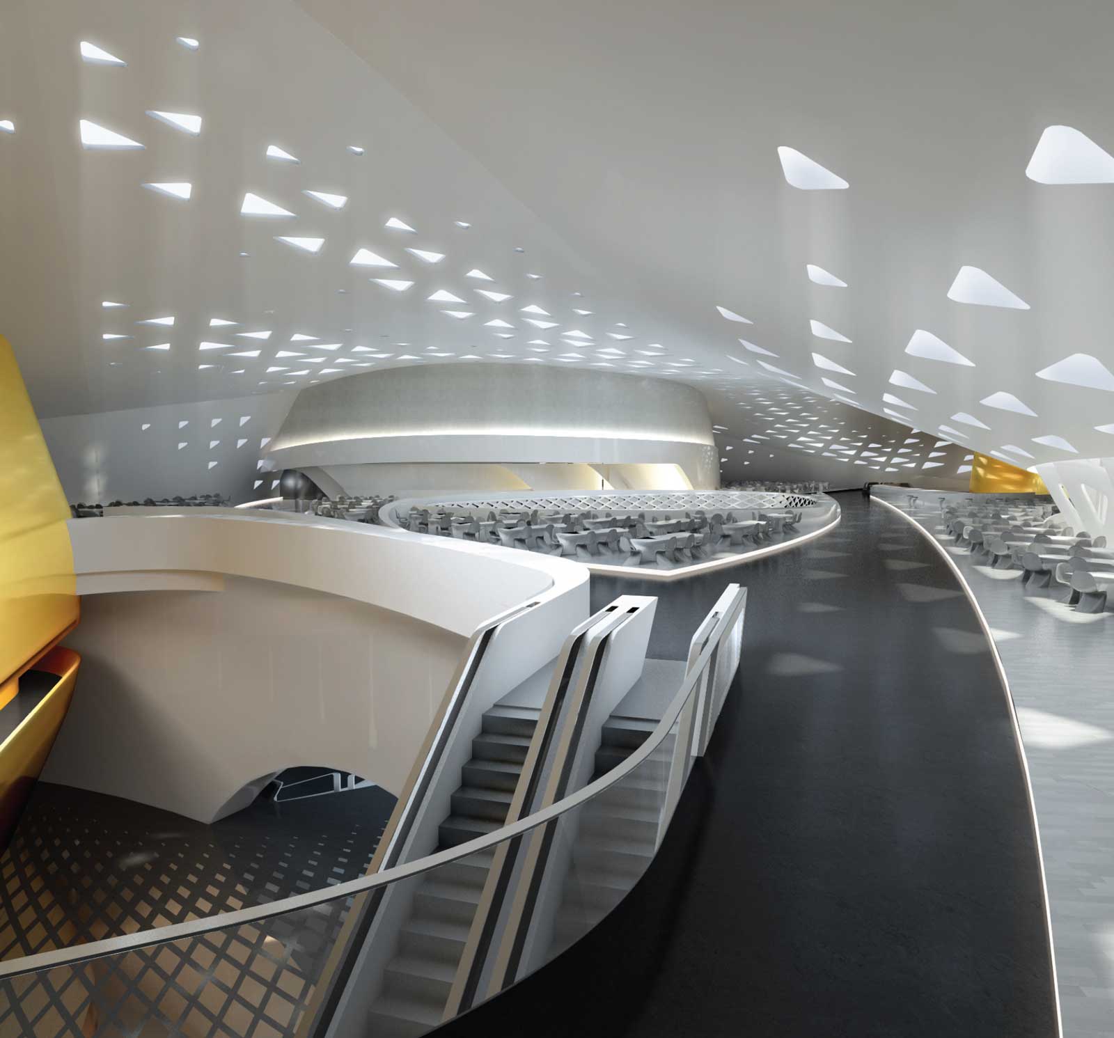 Muftah Abudajaja Libya Tripoli Design Architecture Landmark Peoples Conference Hal ODAC ECOU ZHA 31