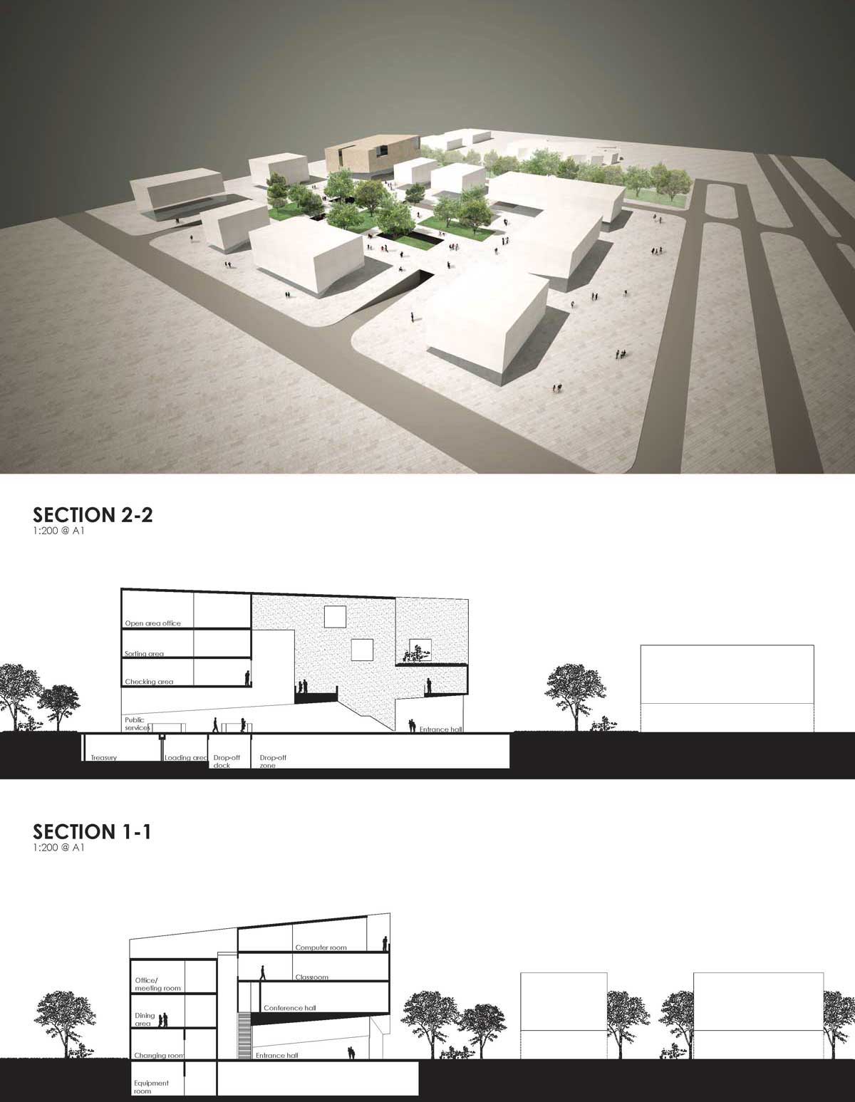 Muftah Abudajaja Libya Tripoli Design Architecture CBL Tobruk Libyan Central Bank 12