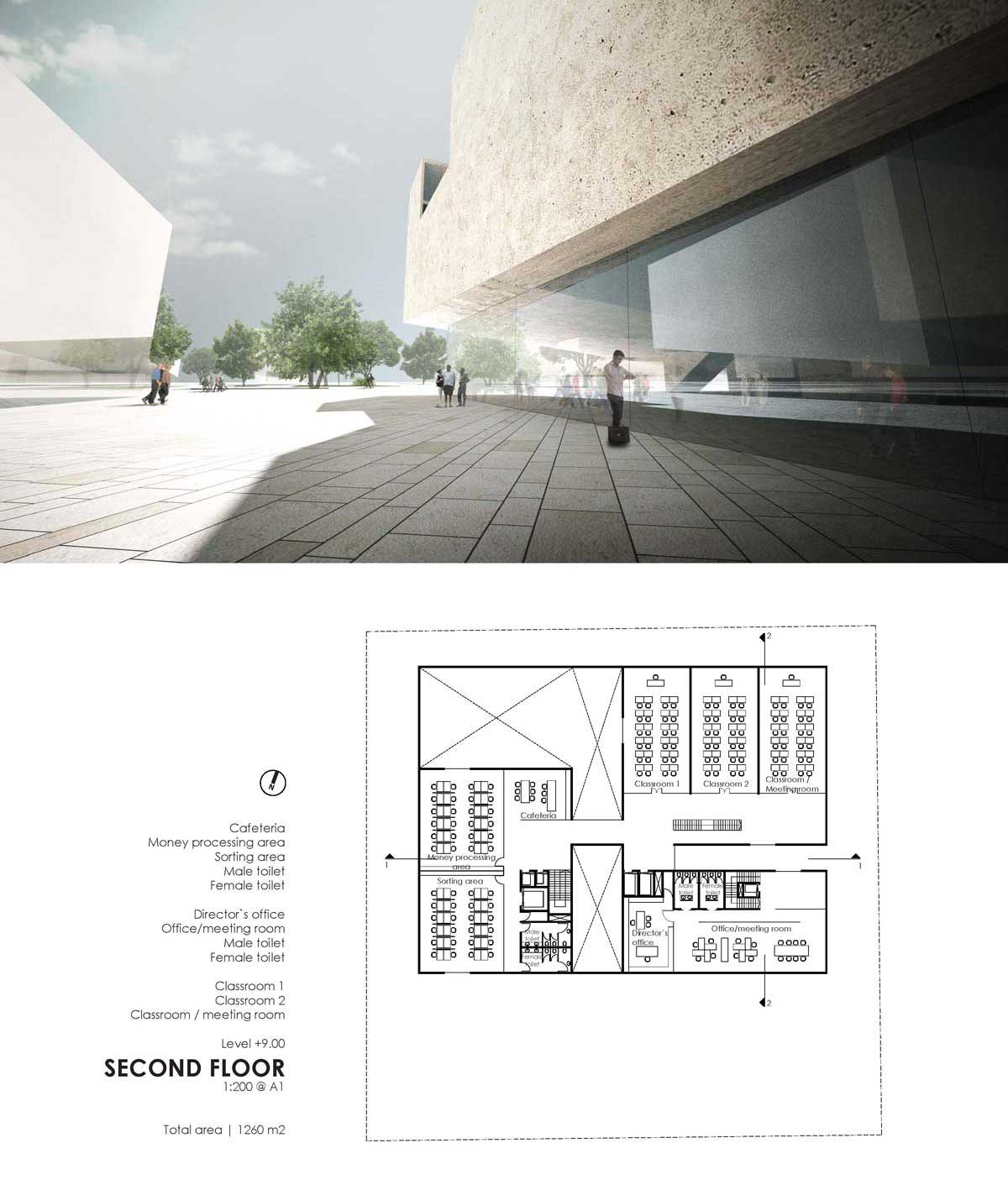 Muftah Abudajaja Libya Tripoli Design Architecture CBL Tobruk Libyan Central Bank 8