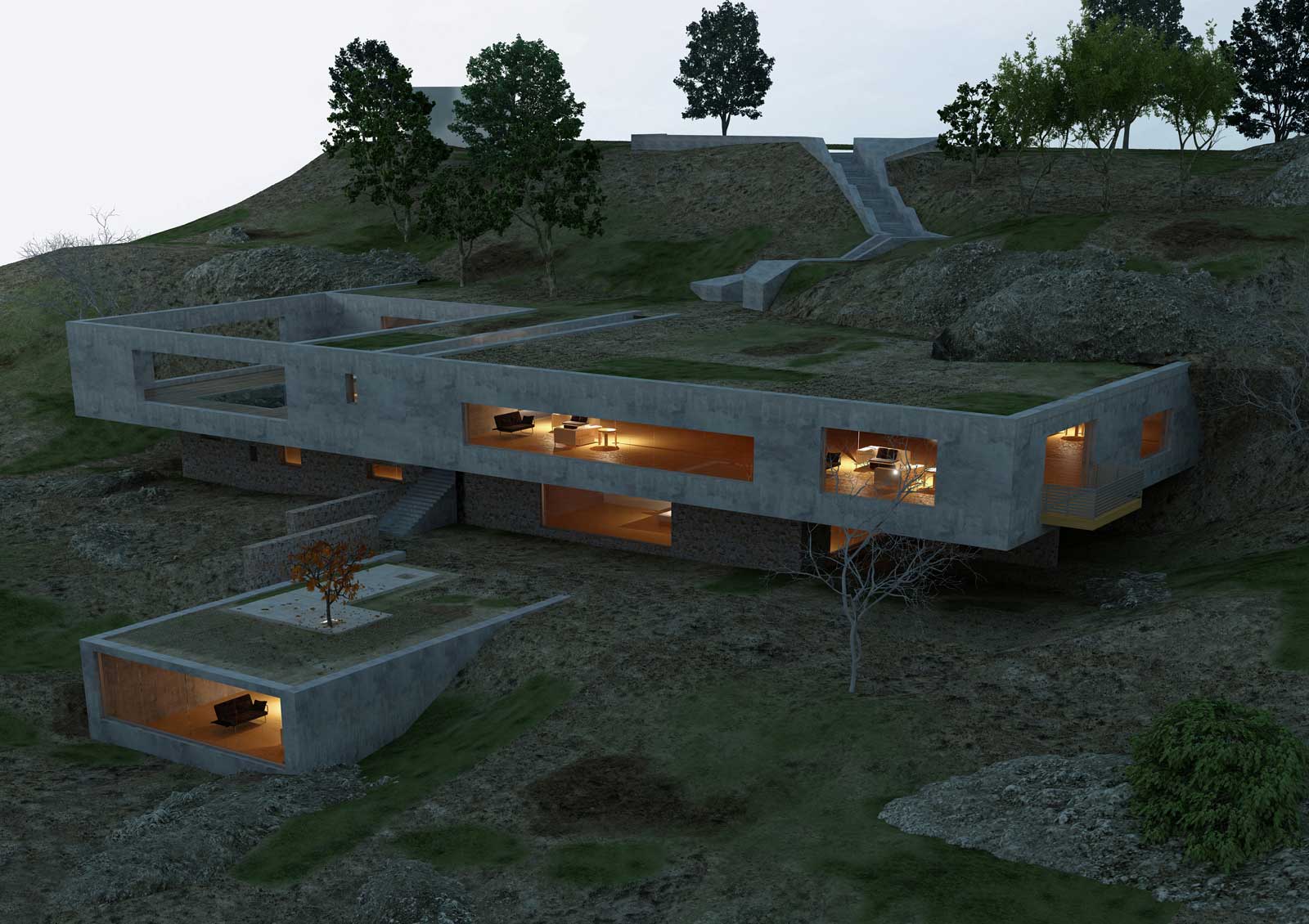 Muftah Abudajaja Libya Design Architecture Mountain House Cyrene Al Bayda 4