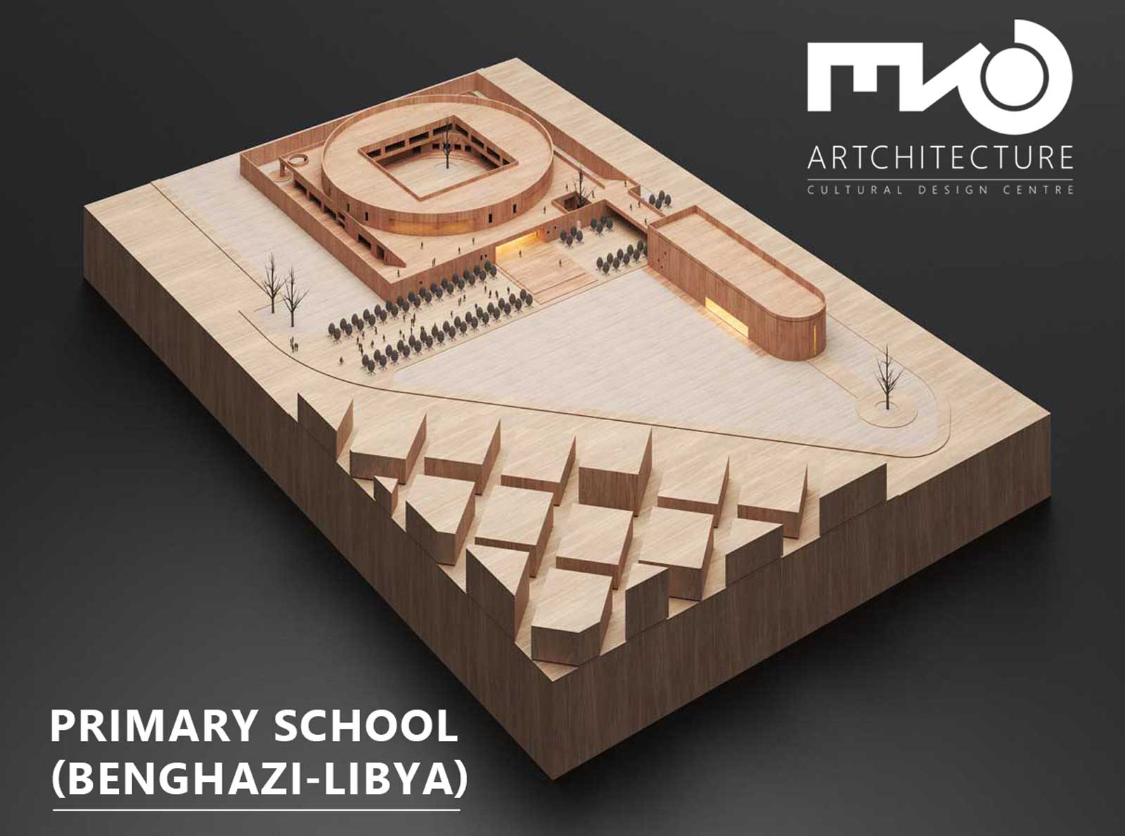 Primary School Education Muftah Abudajaja Libya Architecture Bengahzi 5