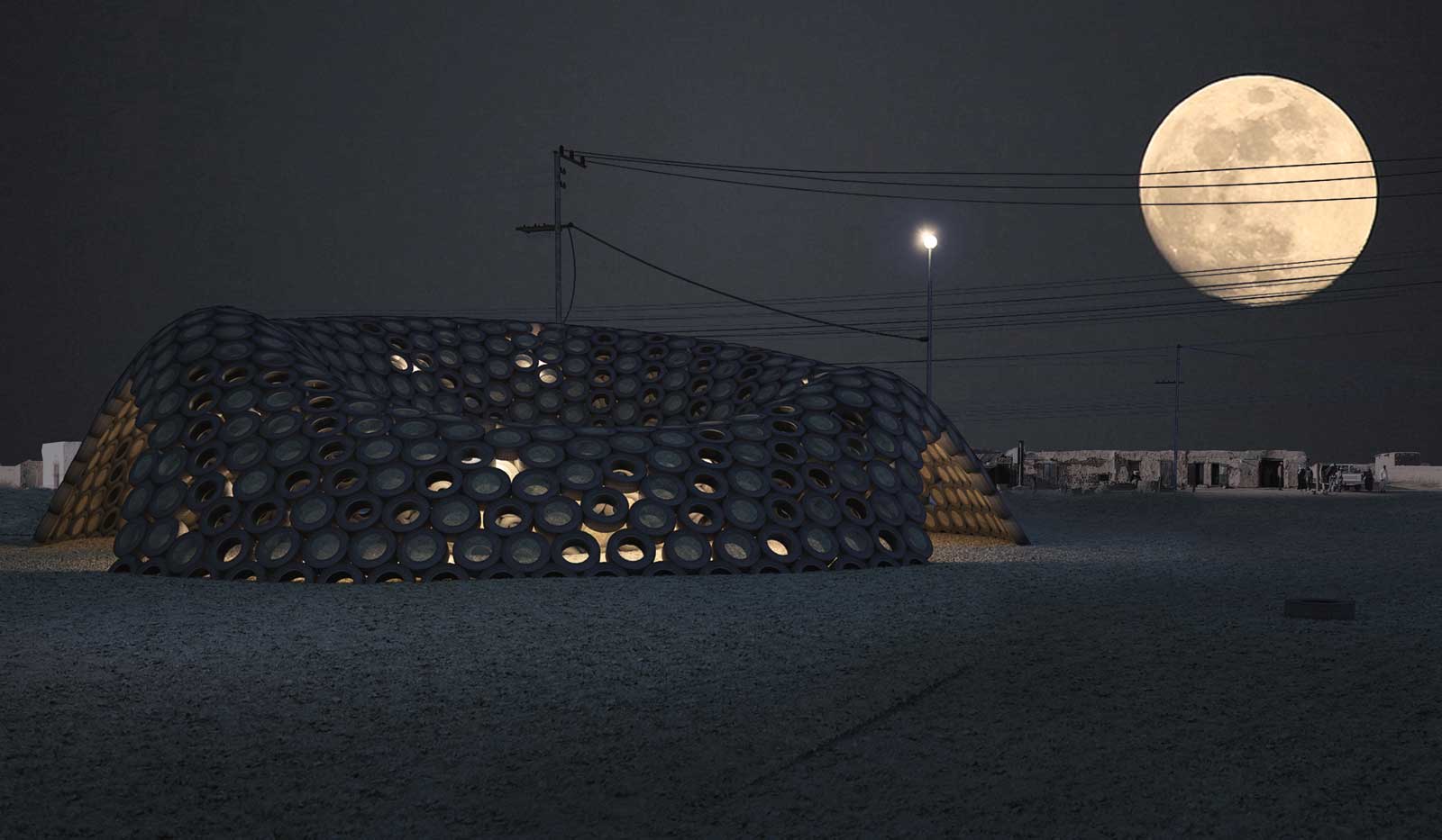 Muftah Abudajaja Libya Design Architecture Nouakchott Urban Mauritania Tires wires 3