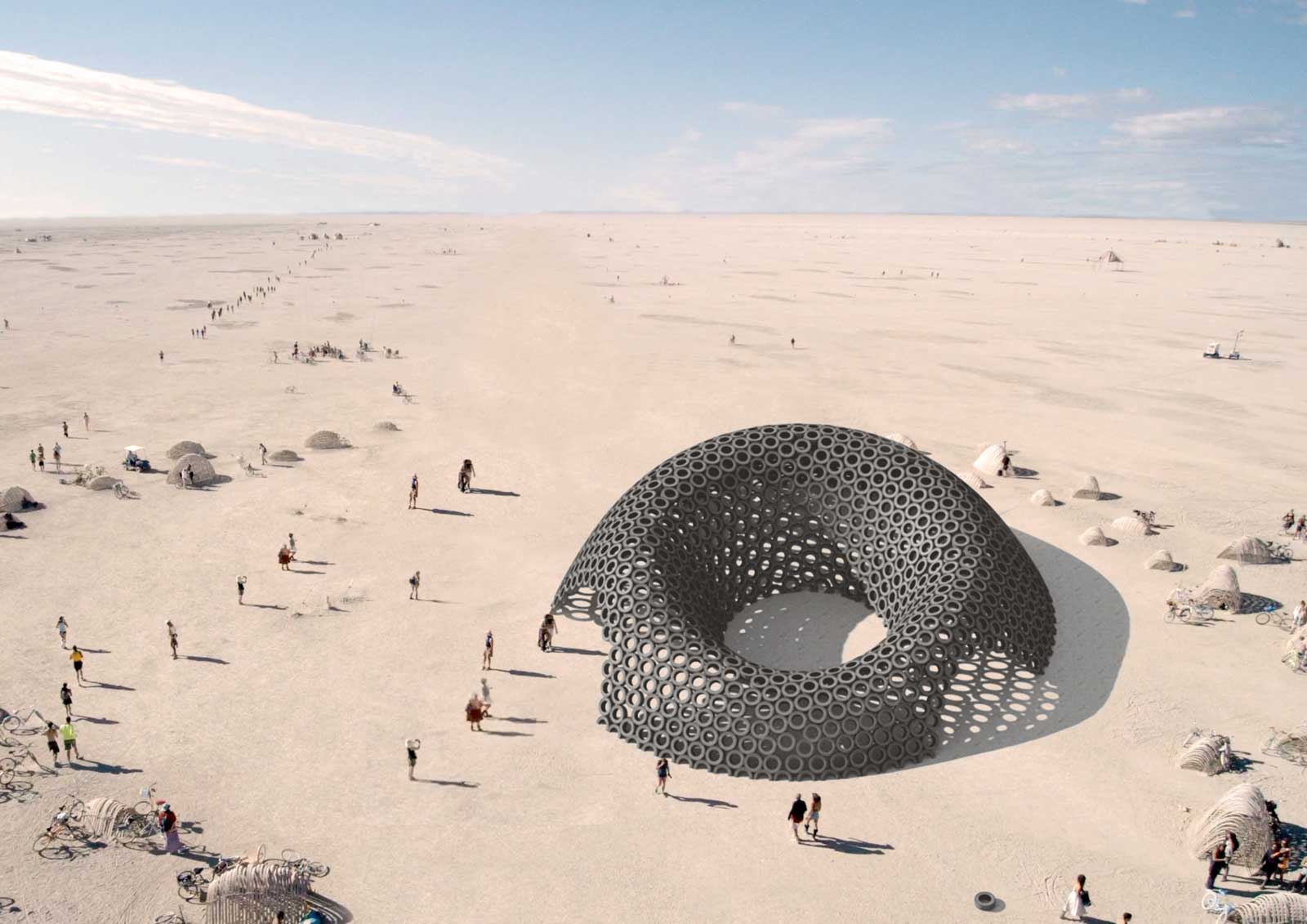 Muftah Abudajaja Libya Design Architecture Nouakchott Urban Mauritania Tires wires 7