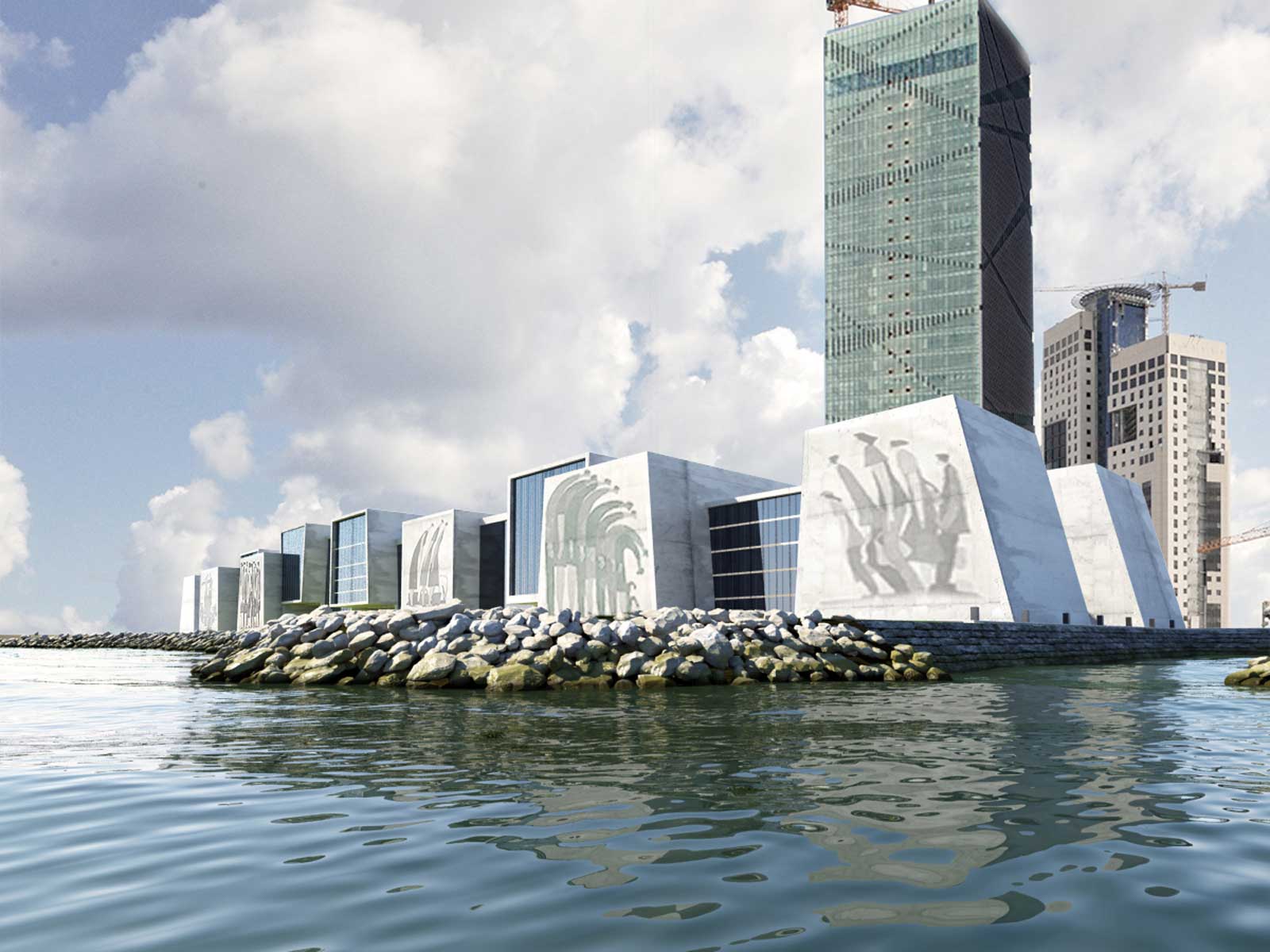 Muftah Abudajaja Libya Tripoli Design Architecture Tower CBD Tripoli Line competition 6